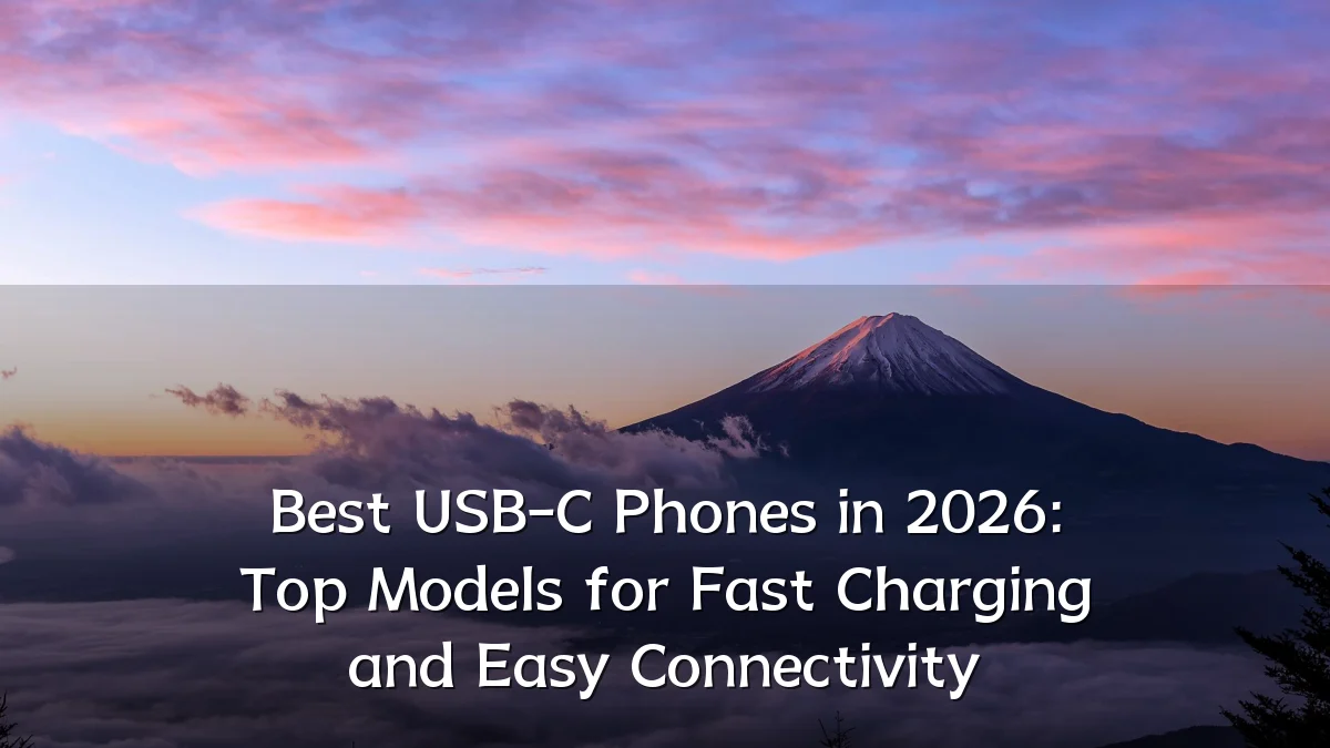 Best USB-C Phones in 2026: Top Models for Fast Charging and Easy Connectivity