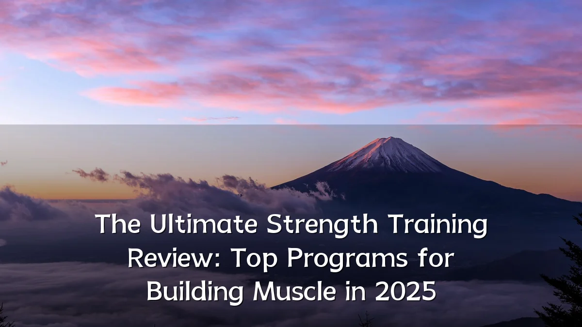 The Ultimate Strength Training Review: Top Programs for Building Muscle in 2025
