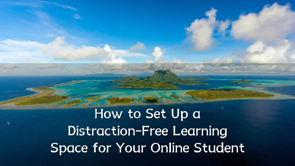 How to Set Up a Distraction-Free Learning Space for Your Online Student