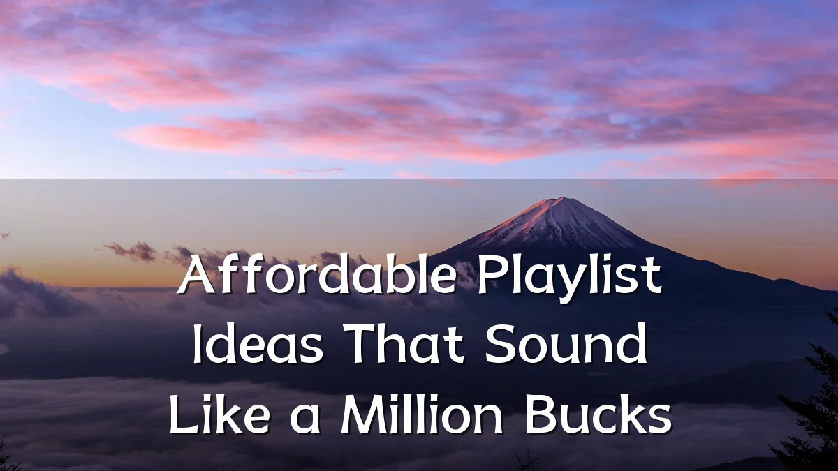 Affordable Playlist Ideas That Sound Like a Million Bucks