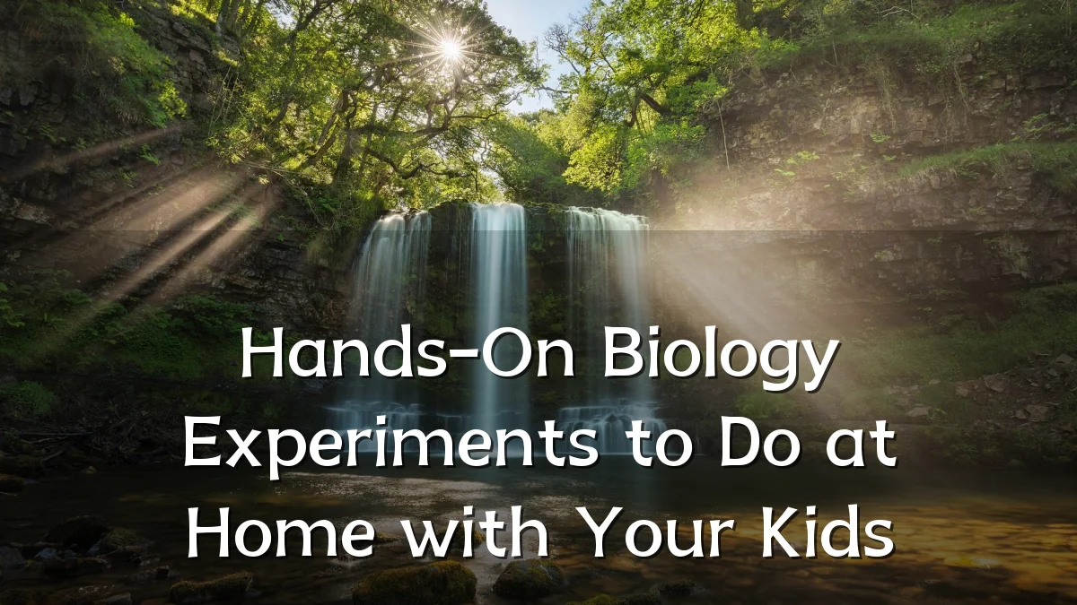 Hands-On Biology Experiments to Do at Home with Your Kids